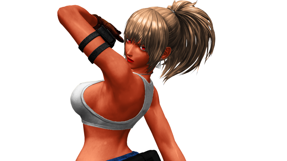 KOF XIV Leona Portrait Recolor 1.png