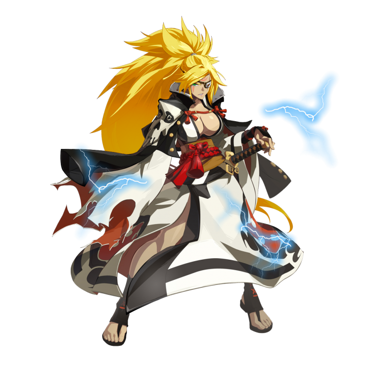 GGXrd Rev2 Baiken Recolor (SSJ3).png